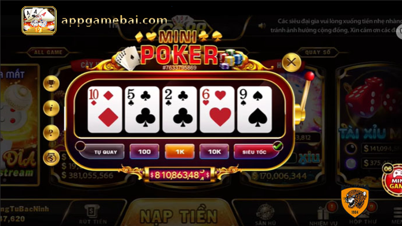 Tổng quan về game Mini Poker